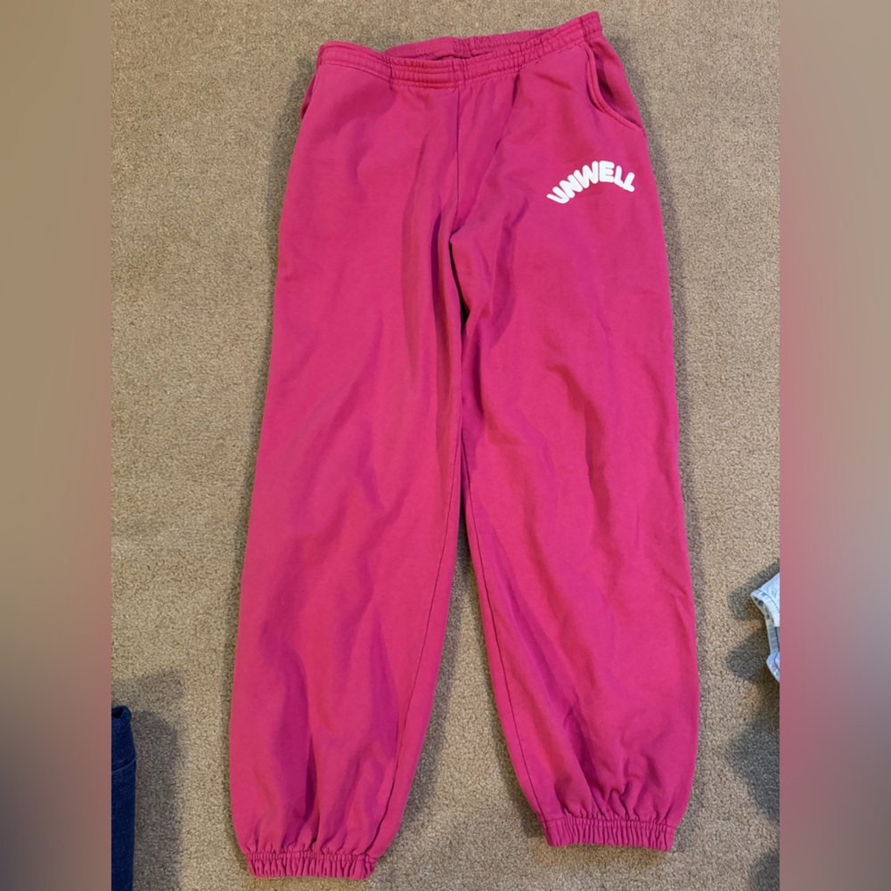 UNWELL CALL HER DADDY PINK SWEATPANTS SIZE XL